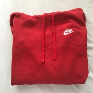 Red Nike sweatshirt